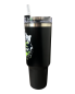 Preview: Cup 40oz black - MCC Design 3Bows - nachhaltige Variante